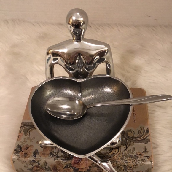 Inspired Generations Human Figure Heart Dish with Spoons - Picture 2 of 11
